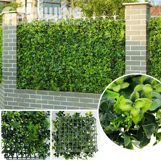 Artificial Hedge Screening 48pcs 25cm*25cm Synthetic Hedges Fake