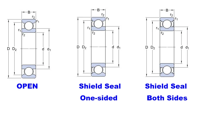 1 шт. 7R4A R4AZZ R4A R4AZ 1/" x 3/4" x 9/3" дюймов 6,35X19,05X7,144 MOCHU Глубокие шаровые подшипники