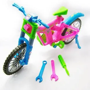 

Candice guo plastic toy simulation dismounting bike bicycle assemble block building model educational DIY baby birthday gift set