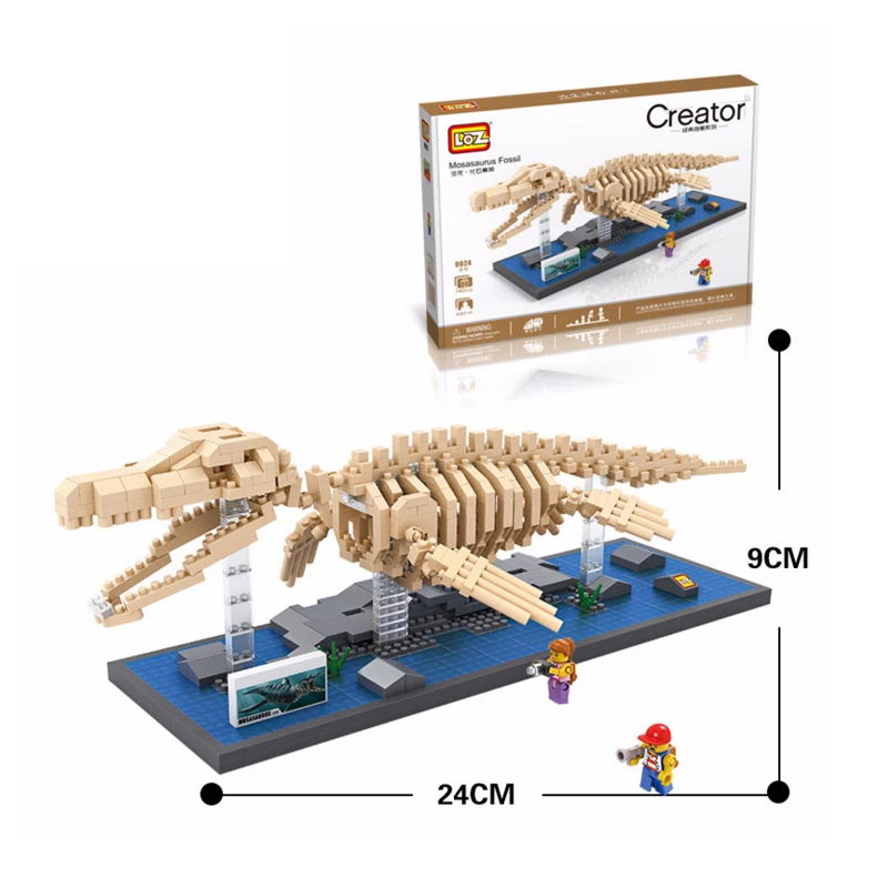 1 stück Kleinen Partikel Diy Jurassic Action Film Puppen Diamant Bricks Lernen Modelle Bausteine Spielzeug Für Kinder