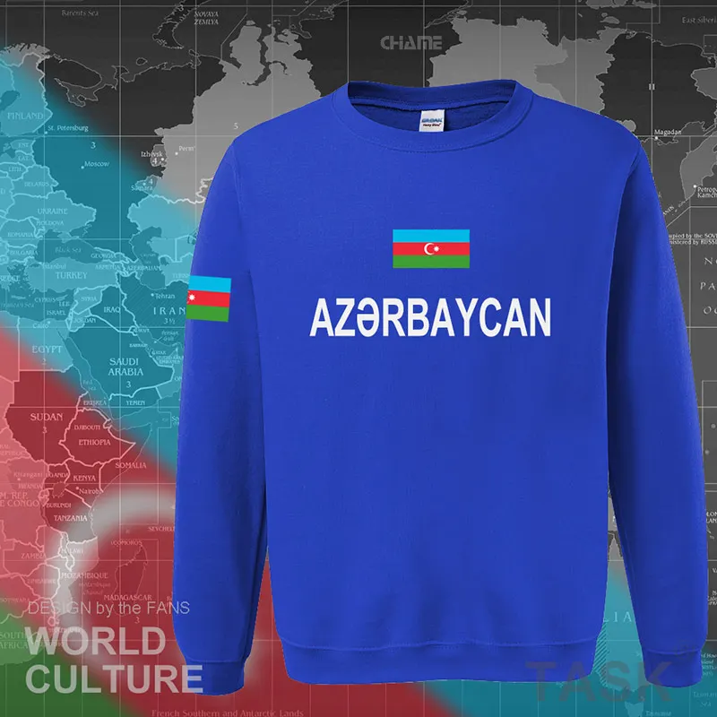 Свитер с капюшоном для мужчин, свитер, новая уличная одежда в стиле хип-хоп, спортивный костюм, нация, страна, AZE - Цвет: roundneck royal