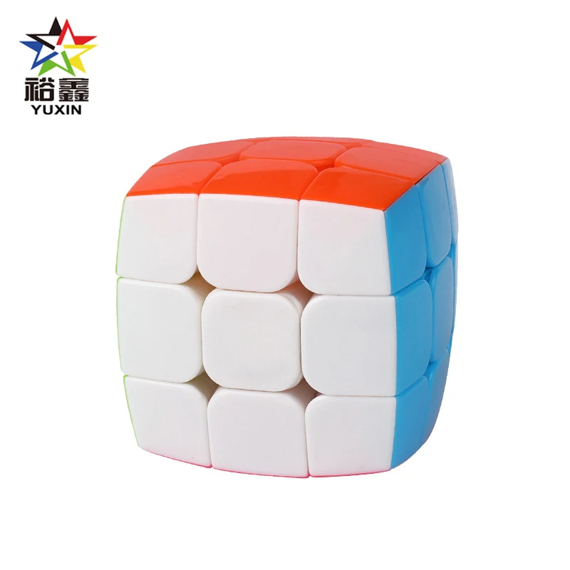 

YUXIN Professtional 3x3x3 Bread Stickerless Magic Cube Speed Puzzle 3x3 Cube Educational Toys Gifts 57mm