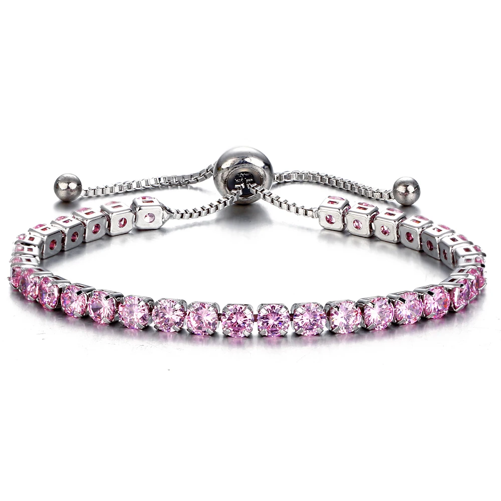 Paylor 5 ألوان الأزياء زركون تنس ربط سوار و أساور للنساء هدايا جديد الفاخرة Armbanden Voor Vrouwen بيجو