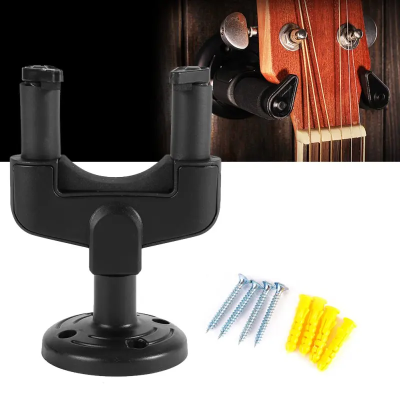 

2019 Hot Sales Guitar Wall Strap Holder Stand Rack Hook For Mounting All Size Accessories Sets Guitar Wall Hanger Brackets