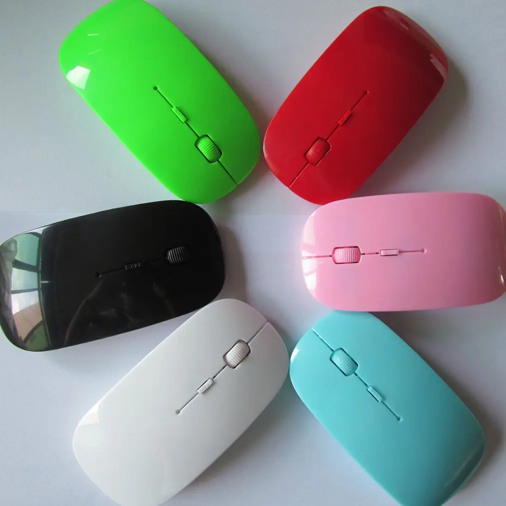 

Portable Mini Mouse USB Optical Wireless Computer Mouse 2.4G Receiver Super Slim Mouse For PC Laptop