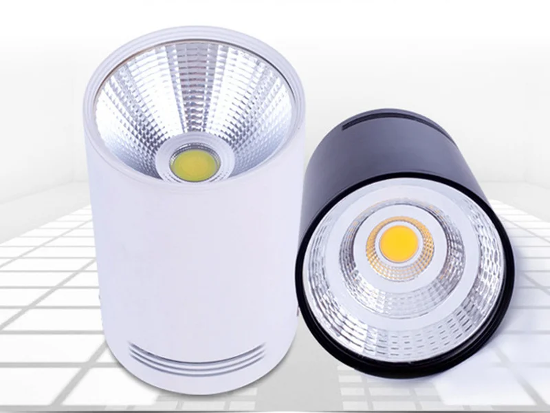 Superfície do Cilindro Luzes de Teto Lâmpadas de Parede 30 Novo Design Moderno Cob Led Downlights Pode Montar Casa Interior Dhl Livre 7 w - 10 20 2 7 W 10 W 20 W 30