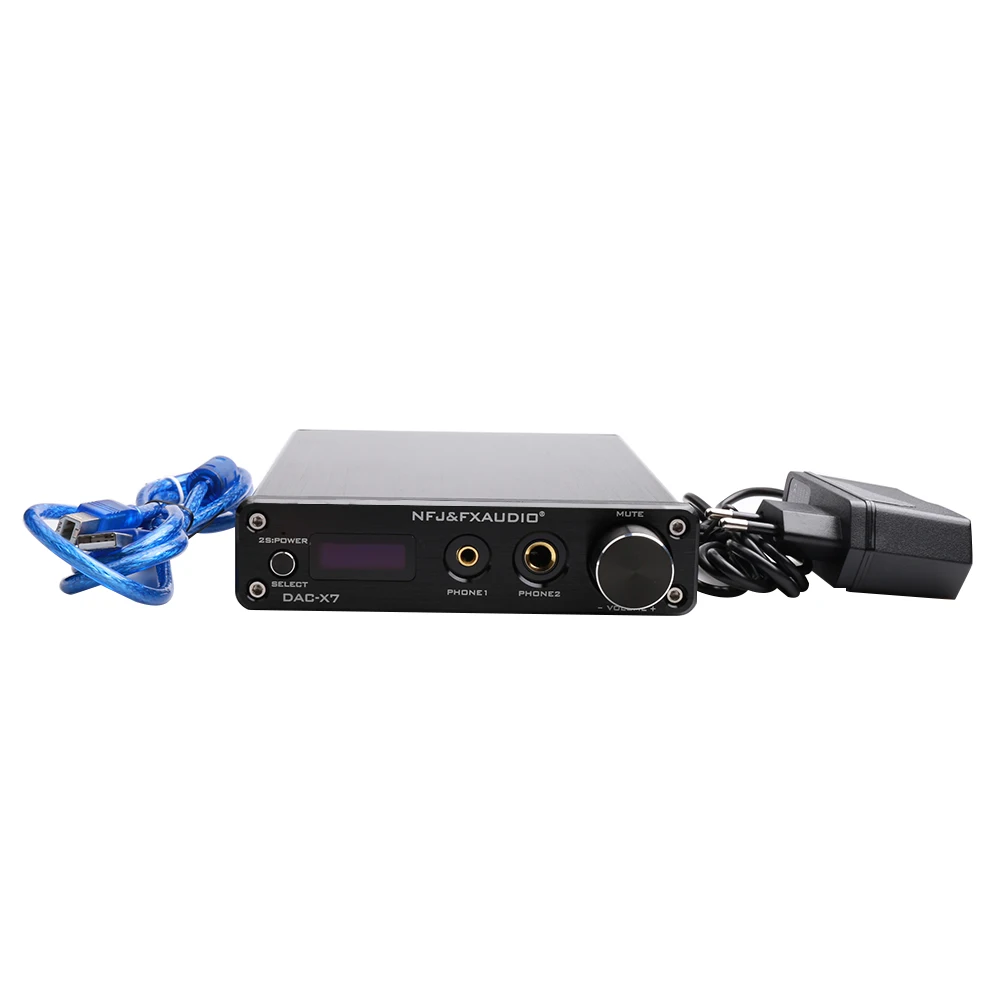 FX-AUDIO DAC-X7 XMOS AK4490EQ USB DAC Decoder HiFi Audio Headphone Amplifier DSD256 OPA2604 TPA6120 USB / optical / coaxial/AUX