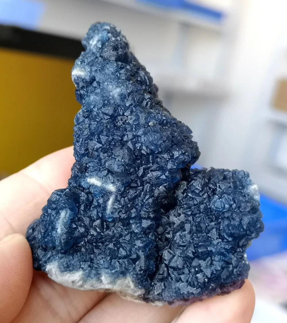 

85g rare Natural Perfect Blue Fluorite Mineral Specimen form Inner Mongolia
