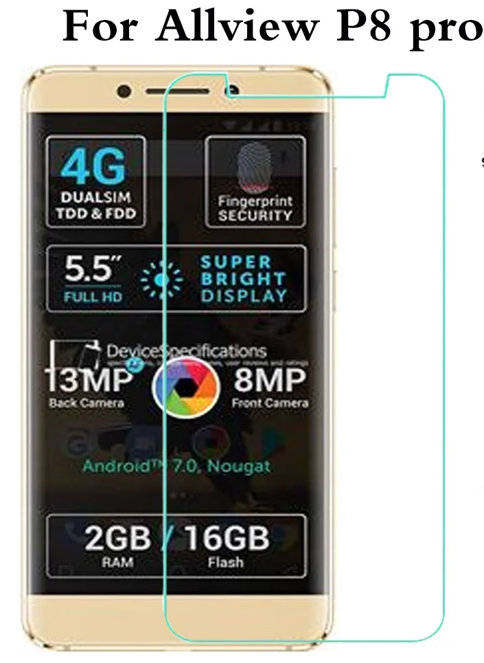 

Tempered Glass For Allview P8 pro P8pro Protection Film for Allview P8 pro P8pro Screen Protective Film