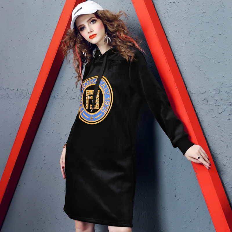 Plus Size Affordable Luxury Letter Printed Winter Hoodies Women Thick Warm Casual Streetwear Drawstring Velvet Sweatshirt Ladies