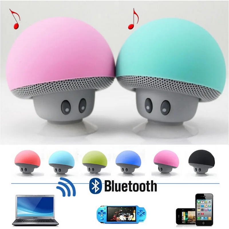 50 шт. беспроводной мини портативный Bluetooth динамик в виде гриба водонепроницаемый