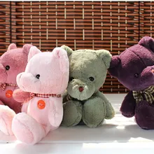 5 шт. милый Мути-цвет плюшевый медвежонок милый плюшевый мишка Подарочная кукла около 25 см 0141
