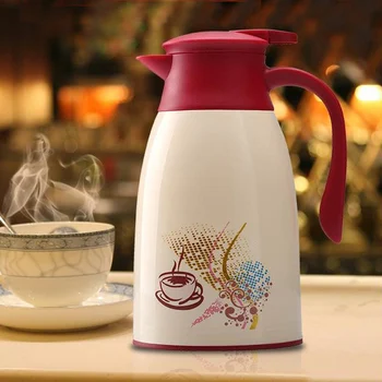 

Fashion 1.6L Hot Water Cold Water Thermos Flask Tea Coffee Vacuum Insulated Pot Bar Dining Double Wall Thermo Kettle