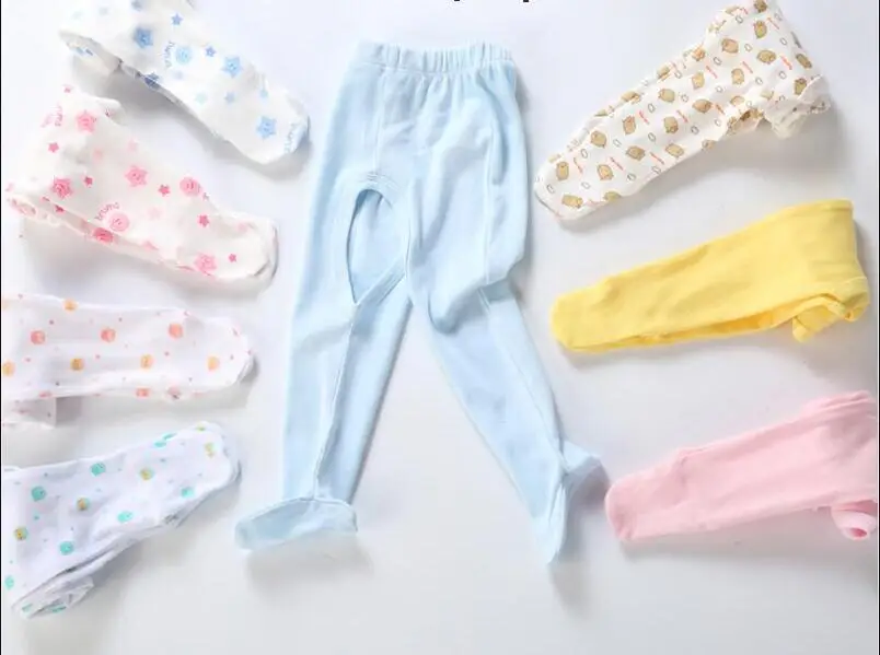 Одежда для малышей; штаны; сезон лето-весна; хлопок; леггинсы для малышей; новорожденная девочка ползунки; одежда для малышей; легкие брюки - Цвет: 1pc aop blue rabbits