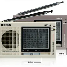 TECSUN R-9710 FM/MW/SW с двойным преобразованием, радиоприемник со встроенным динамиком