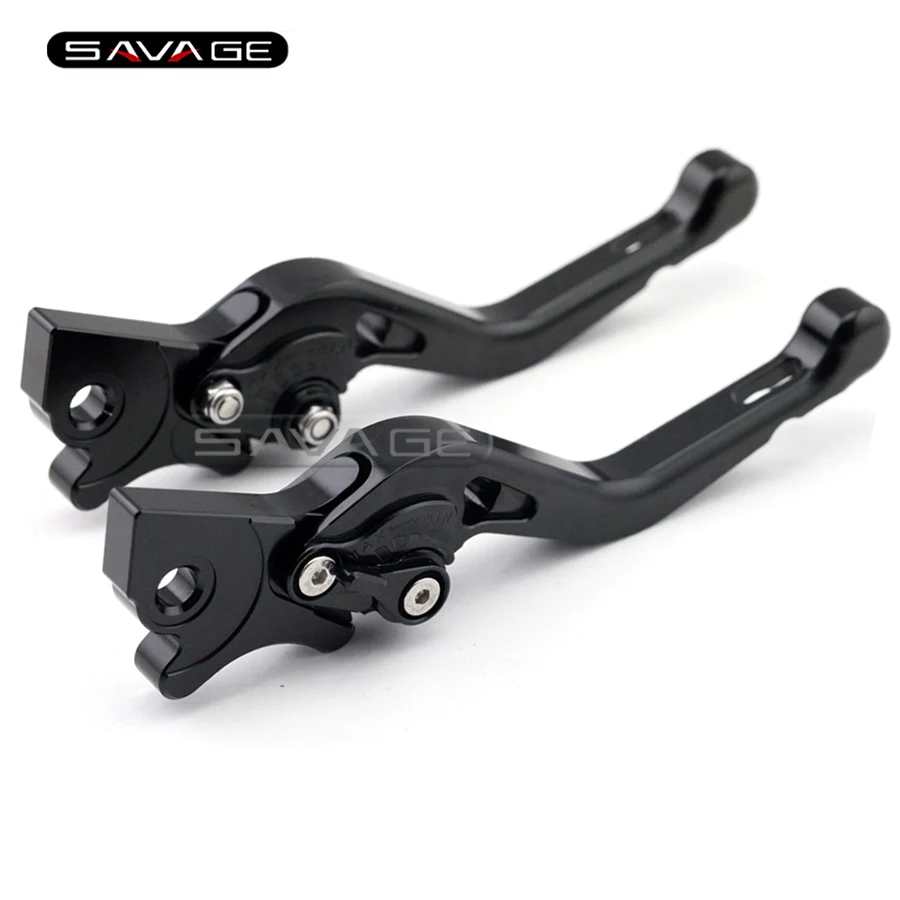 

For Vespa 300/250/200 Granturismo /GTS300/GTS250 Black Motorcycle Billet Aluminum Adjustable Short Left Right Brake Levers