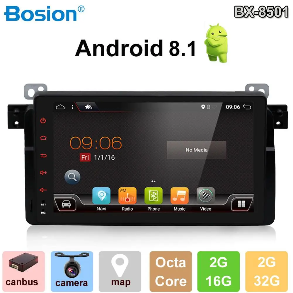Cheap Bosion Octa Core Car Multimedia player Android 9 GPS Autoradio 1 Din Stereo System For BMW/E46/M3/Rover/3 Series RAM 4G WIFI FM 0 Cheap Bosion Octa Core Car Multimedia player Android 9 GPS Autoradio 1 Din Stereo System For BMW/E46/M3/Rover/3 Series RAM 4G WIFI FM 0