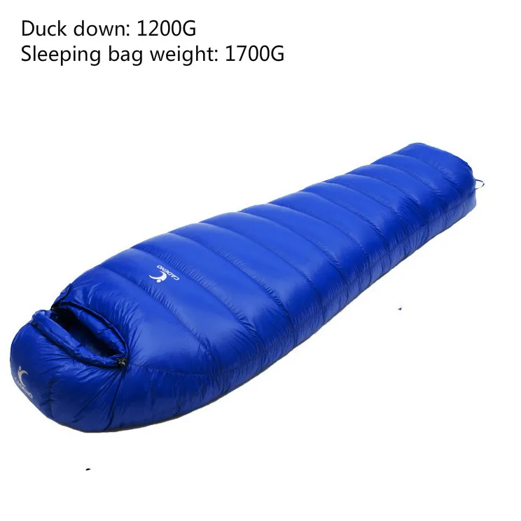 400-1200g outdoor ultralight camping Sleeping bag mummy duck down sleeping bag 