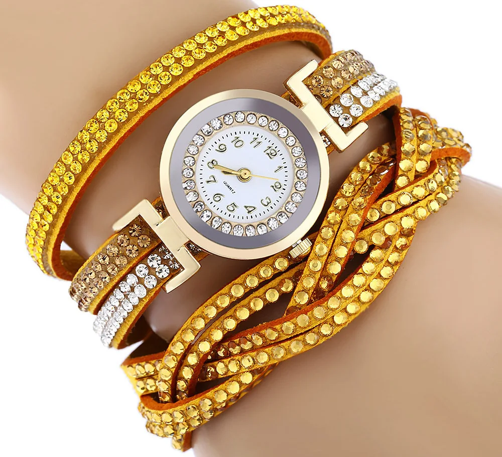 

Luxury Decoration Special Gifts Women Watches Luxury Fashion Wrap Around Padlock Diamond Bracelet Lady Womans Wrist Watch