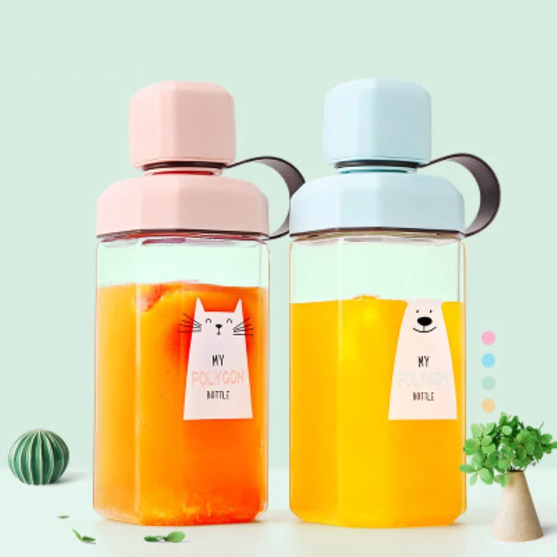 

2019 Summer Creative Kids Sport Drinking Water Bottle Animal Leak Proof Portable Tour BPA Free Water Bottle For Student Gift