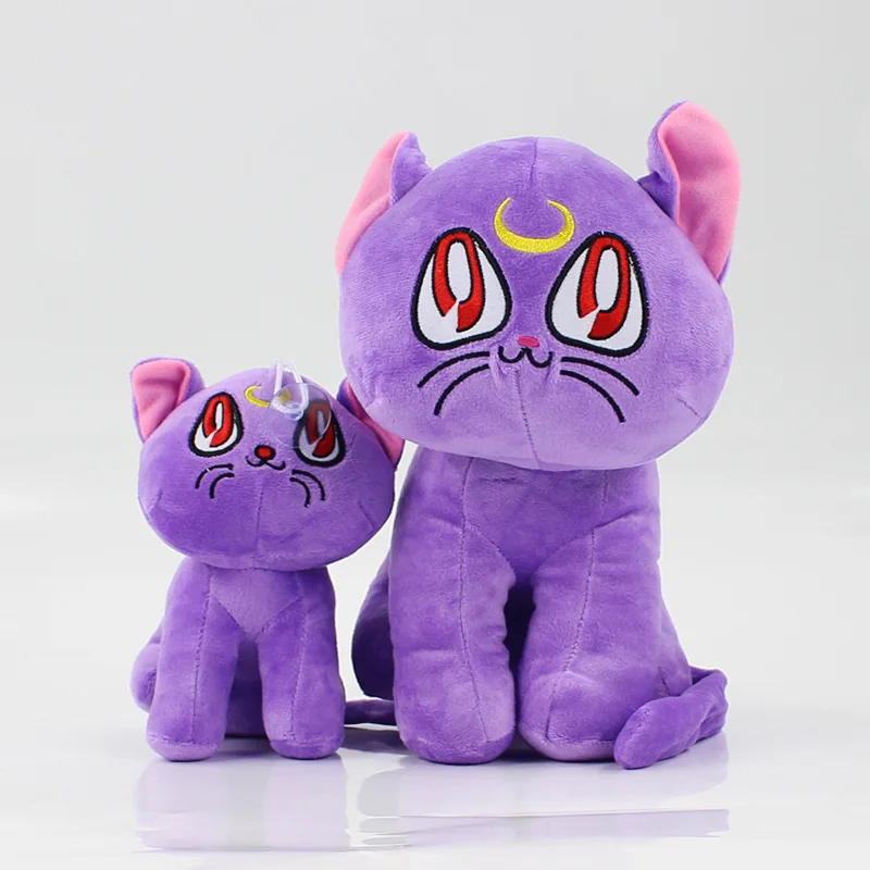 Sailor Moon Cat Plush Toy Lunar Artemis Diana Soft Stuffed Animal Doll