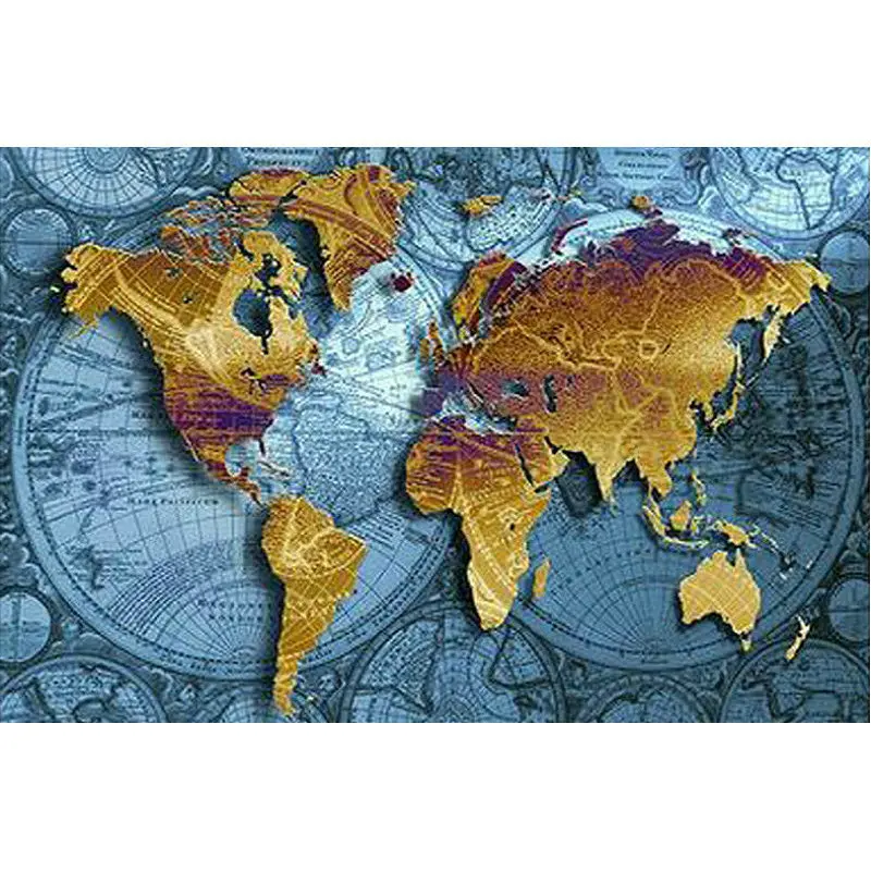 

5D DIY Diamond Painting Cross Stitch Map landscape Needlework Home Decor Full square Rhinestone Mosaic Diamond Embroidery Icon