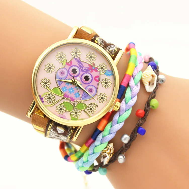 

2019 In Around The Owl Bracelet Sheet On New Speed Sell Through Hot Style Ladies Watch Cartoon