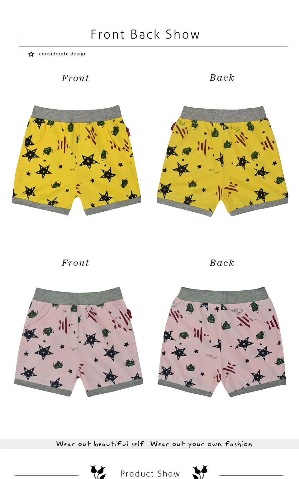 Yilaku/шорты для мальчиков и девочек Новинка года; летние шорты для маленьких мальчиков и девочек детская одежда для детей короткие штанишки для мальчиков; CI001