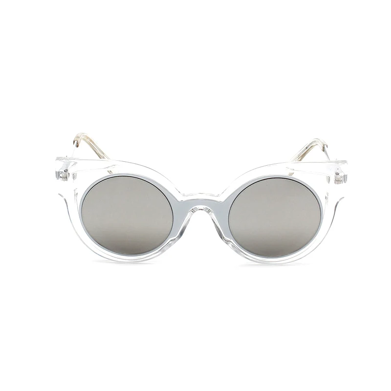 TRIOO, модные, уличные, Шикарные солнцезащитные очки, фирменный дизайн, солнцезащитные очки для женщин, прозрачная оправа, оттенки, женские, брендовые, стильные, Oculos - Цвет линз: 005