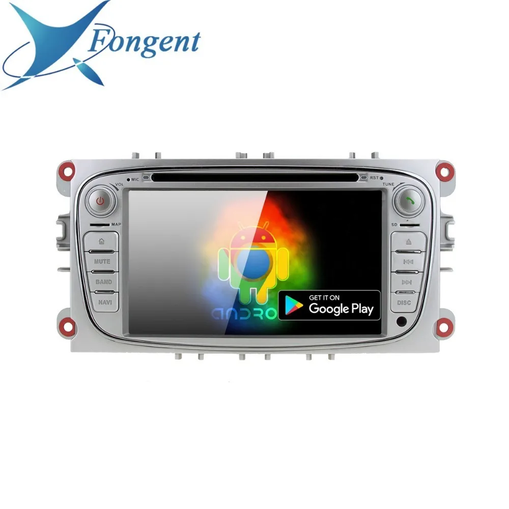 Best For Ford Mondeo Focus C-MAX Galaxy Tourneo Transit S-max Kuga multimidia Android 9.0 Car 2 Din DVD Player GPS RDS Radio 4Gb+64Gb 1
