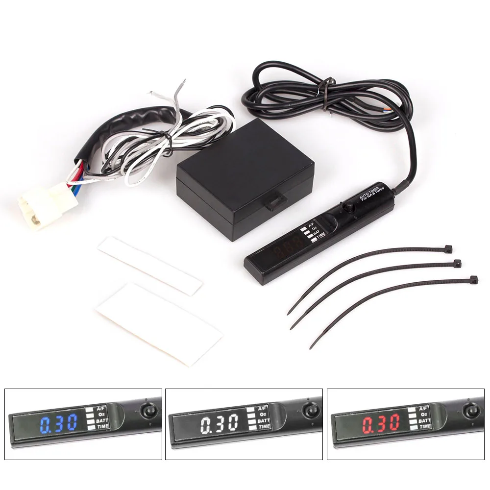 Universal Apexi Auto Timer for NA /& Turbo Black Control With RED Led Display
