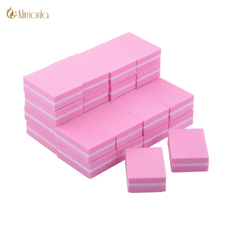 

50pcs/lot Mini Nail Buffer Sponge Blocks Nail Polish Set Tips Professional Sanding Nail File For Manicure And Pedicure Tools