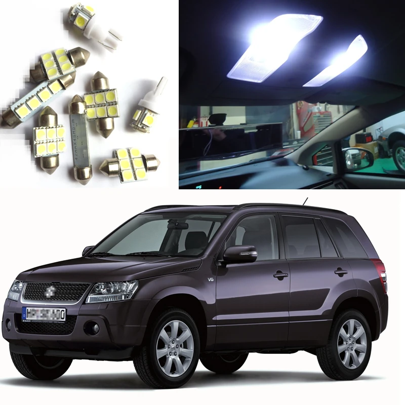 JGAUT For Suzuki Grand Vitara 2006 2013 White Red Blue Car LED Light