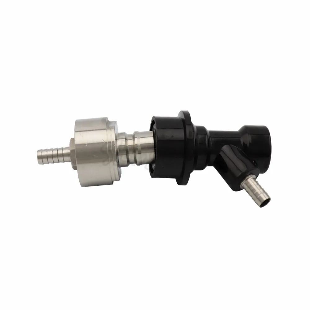 Stainless Steel Carbonation Cap Carbonator & Corny Cornelius keg Liquid Ball Lock Disconnect - 14Barb Homebrew Beer Kegging (6)