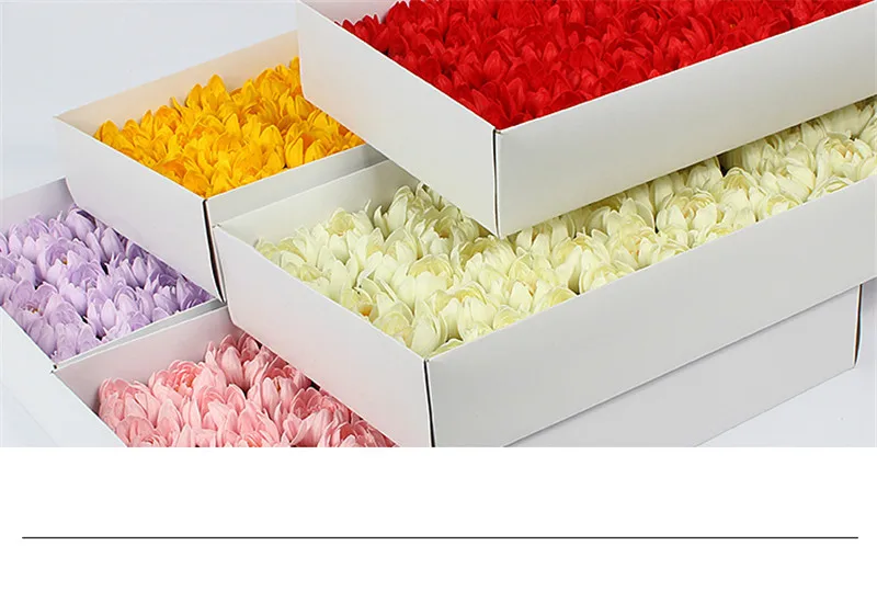  Soap Asters Flowers Head Artificial Flowers For  Home Wedding Party  Decoration Ball Craft Fake Flowers (6)