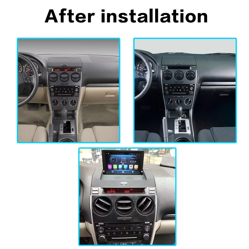 Perfect Android 8.1 DVD Car radio player GPS navigation For Mazda 6 2002-2009 head unit auto radio auto stereo multimedia player in Wifi 1