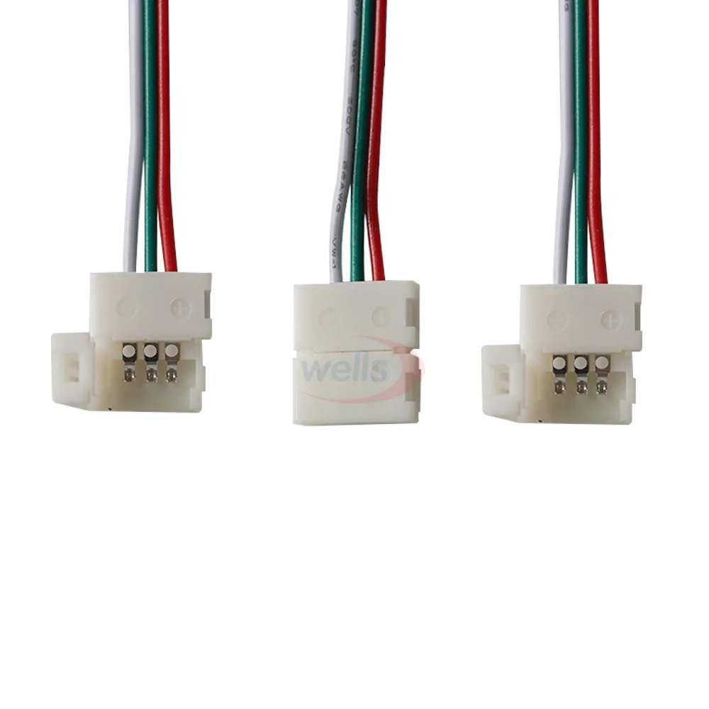 5 шт. 2pin 3pin 4pin 5pin 6pin сварочный свободный разъем один зажим Соединительный кабель для 3528 5050 RGB RGBW RGBWW Светодиодная лента