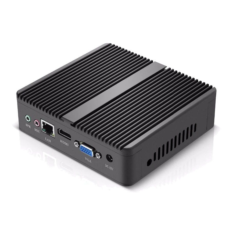Esperanza Mini PC Core i5 4210Y Pentium 4405U Mini computadora 2955U PC sin ventilador de escritorio de Windows 10 VGA HDMI Wifi USB3.0