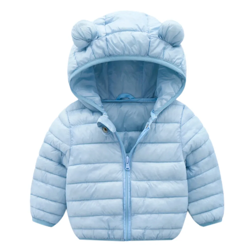 

Autumn Winter Childrens' Jacket Chlidren Boys Girl Winter Coats Jacket Kids ZipThick Ears Snow Hoodie Warm Clothes Kids Coats