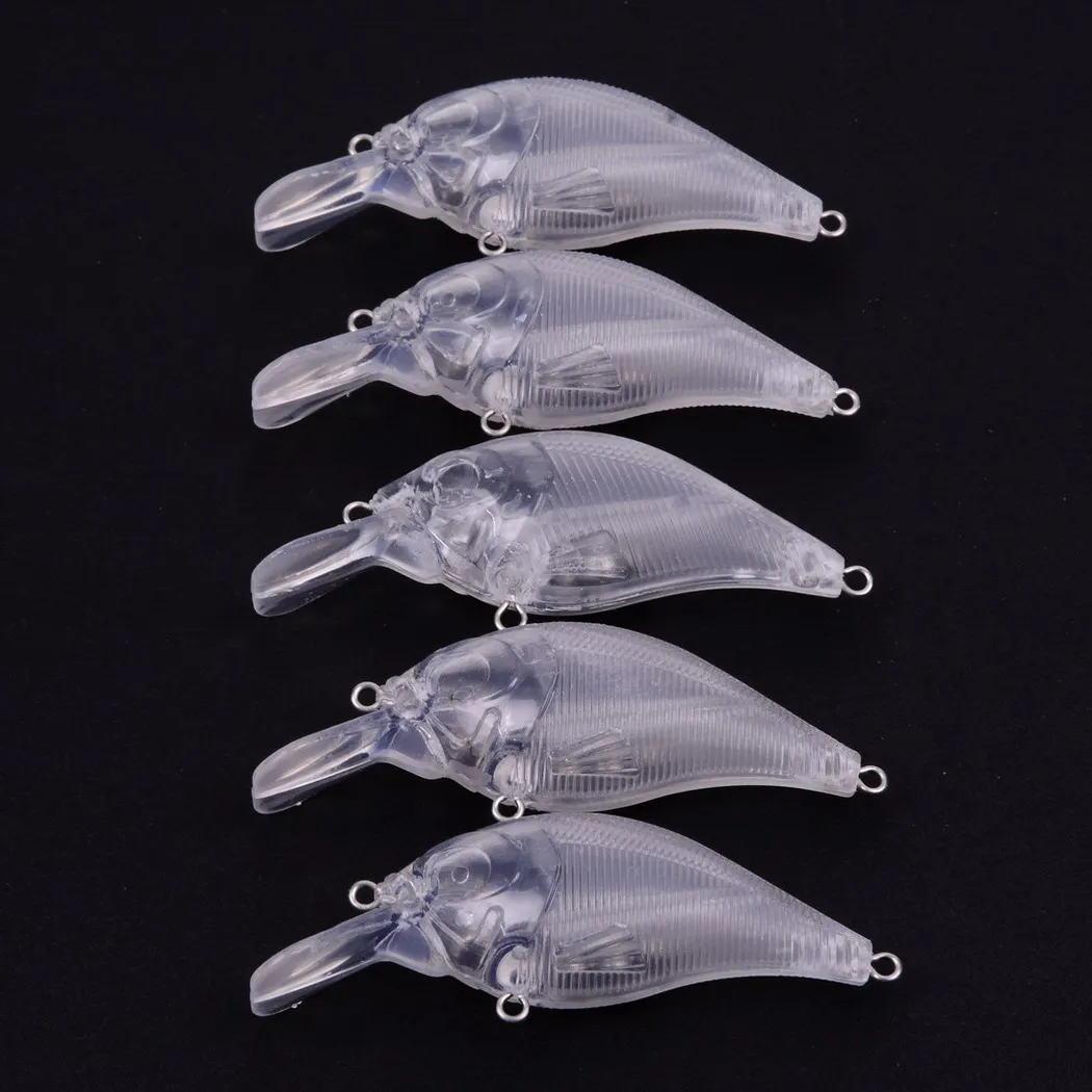 20 قطعة فارغة إغراء 9g 7.5 سنتيمتر أسماك الصيد الجليد السحر الطعم غير مصبوغ الشتاء الصلب السلع ل الصيد بطة الروبيان الرقص والعتاد المرقط