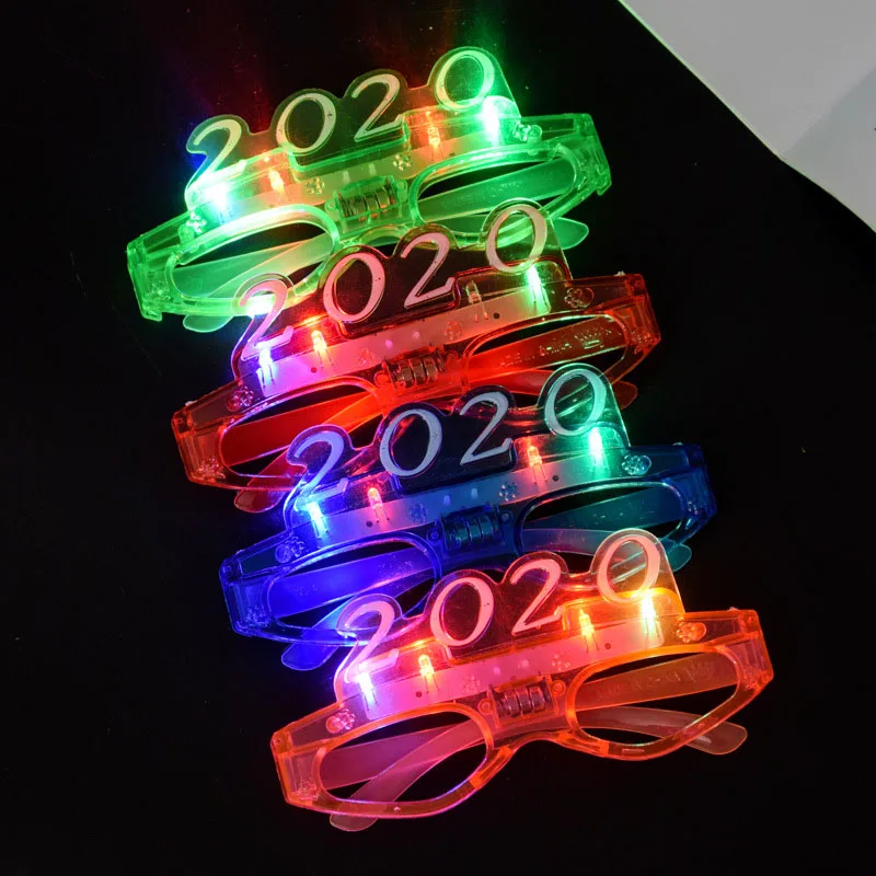 

2020 led Shutter Blinking Glow Glasses Kids Adults Flashing Glasses Halloween Glow Party Supplies