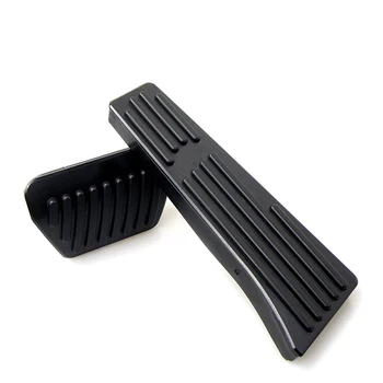 

No Drill Silver/Black Aluminum Alloy Gas Brake Pedal For BMW 1 3 4 5 6 Series X1 X3 X5 X6 Accelerator and brake pedal