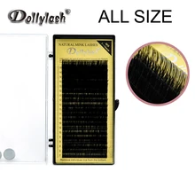 Dollylash пучковые ресницы для наращивания, 0,07 0,10 0,15 0,20 0,25 Mix Длина 7 мм-15 мм Ложные ресницы 20 рядов/лоток