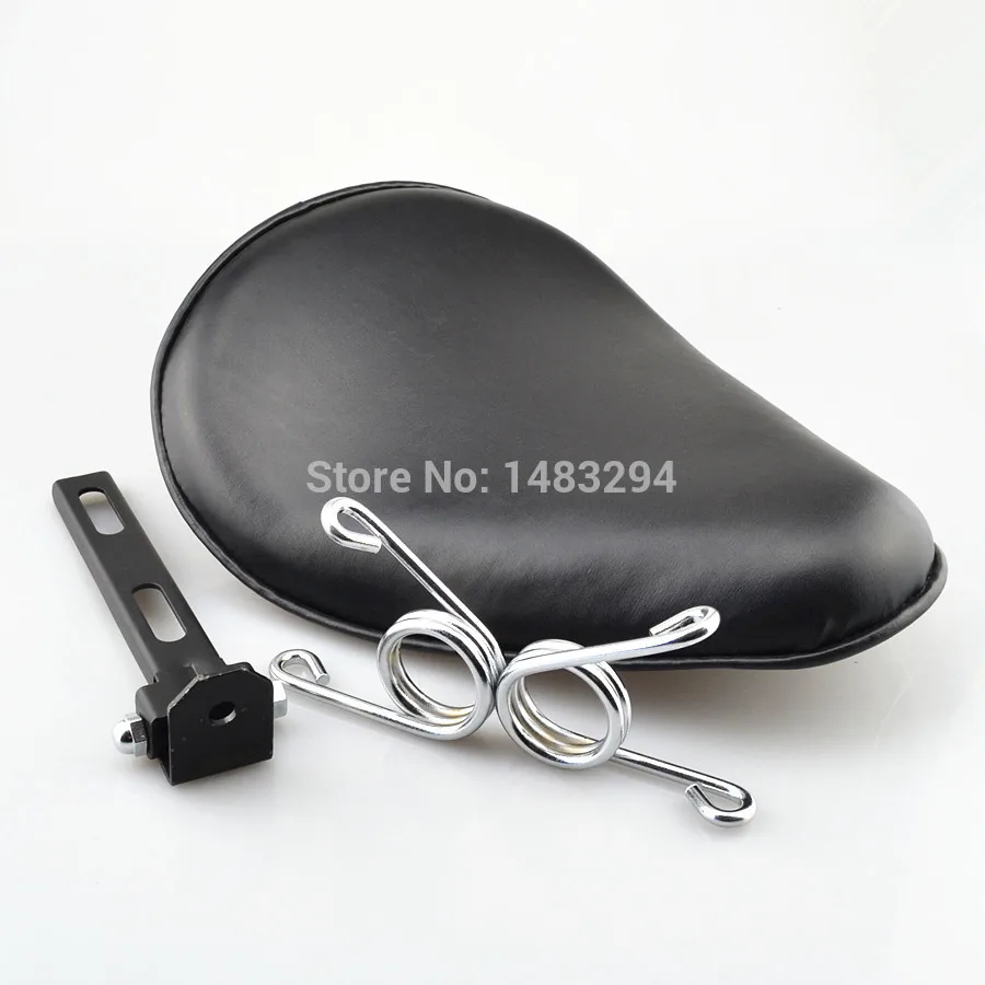 

Leather Solo Seat Fits For Harley Davidson Sportster Softail Chopper Bobber Custom