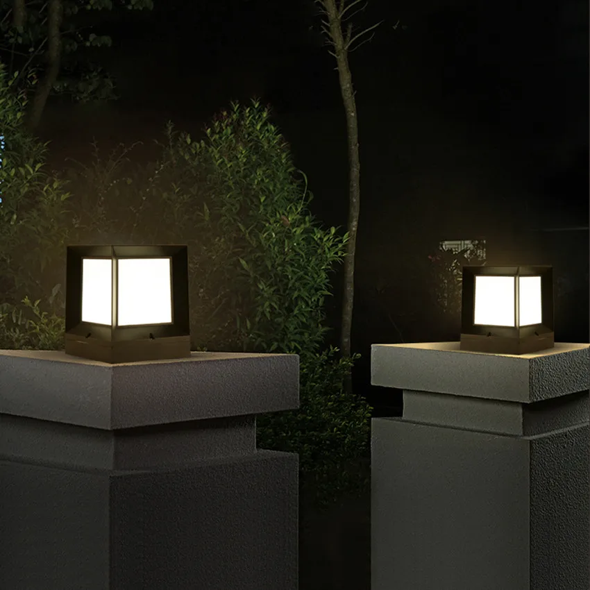 E27 Base Outdoor Column Headlight Wall light Garden Light Wall lamp Waterproof Villa Light Landscape Lawn Lamp