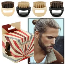 1 шт. кольцо дизайна в виде лошади, Щетинная кисть Для мужчин щетка для бритья, Пластик Портативный, цирюльник, кисти, для салонов уход за кожей лица Чистящая бритва щетка