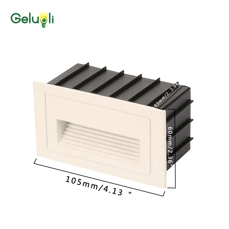 indoor and outdoor IP65 waterproof stair wall light, led step lamp 2W input AC85-265V warm,cool white