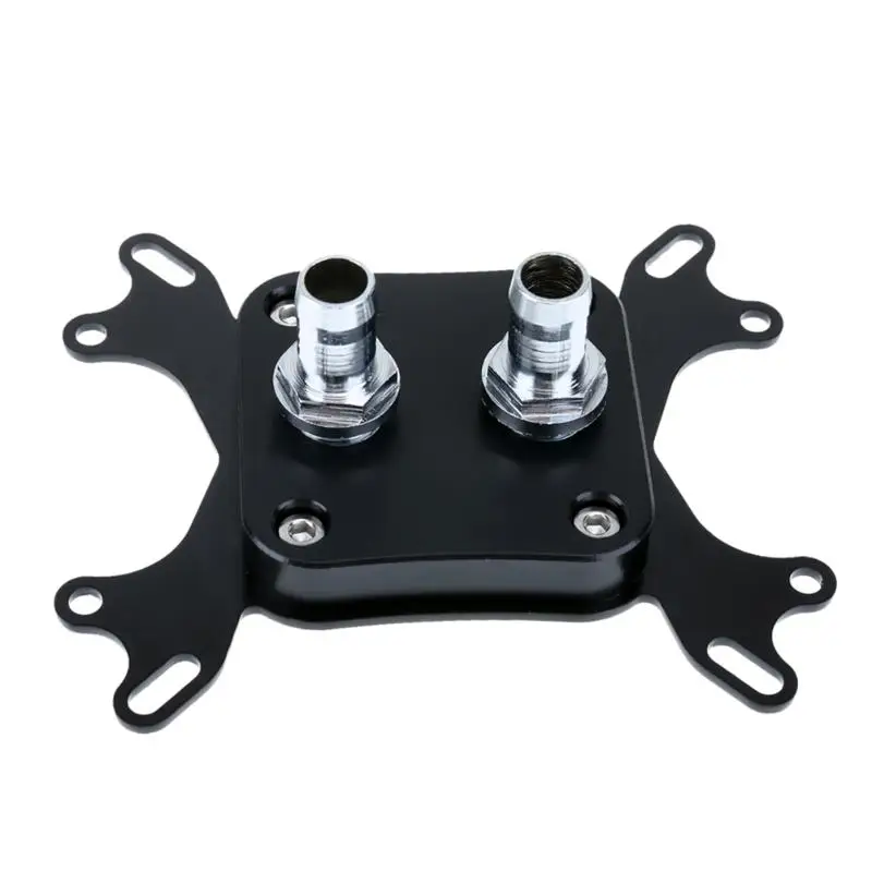 Universal POM CPU Water Cooling Block Nickel Plated Copper Base Inner