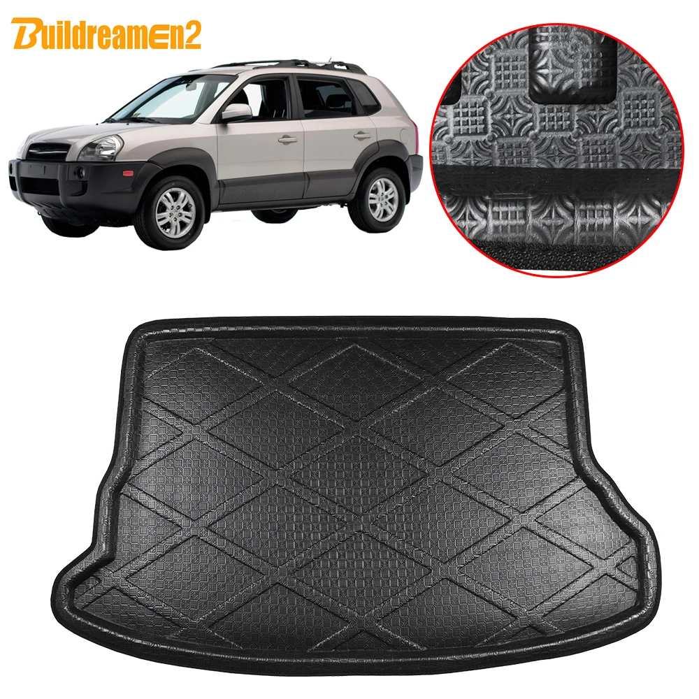 Автомобильный поднос для багажника Buildreamen2 багажный пол коврик Hyundai Tucson 2004 2005 2006