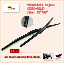 High Quality U-type Universal Car Windshield Wiper With Soft Natural Rubber For Mitsubishi Pajero (2015-2016),size: 22″+20″